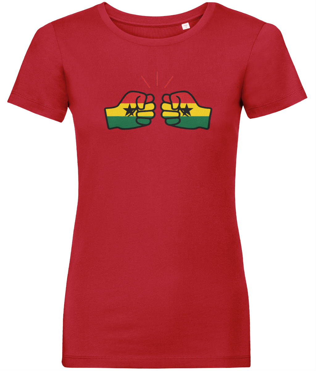 We Run Tings, Ghana, Women's, Organic Ring Spun Cotton, Contemporary Shaped Fit T-Shirt