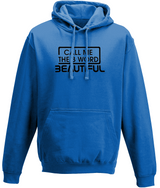 Call Me The B Word Beautiful, Black Logo, Classic Fit, Hoodie