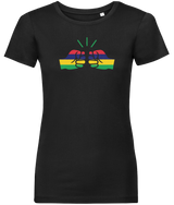 We Run Tings, Mauritius, Women's, Organic Ring Spun Cotton, Contemporary Shaped Fit T-Shirt