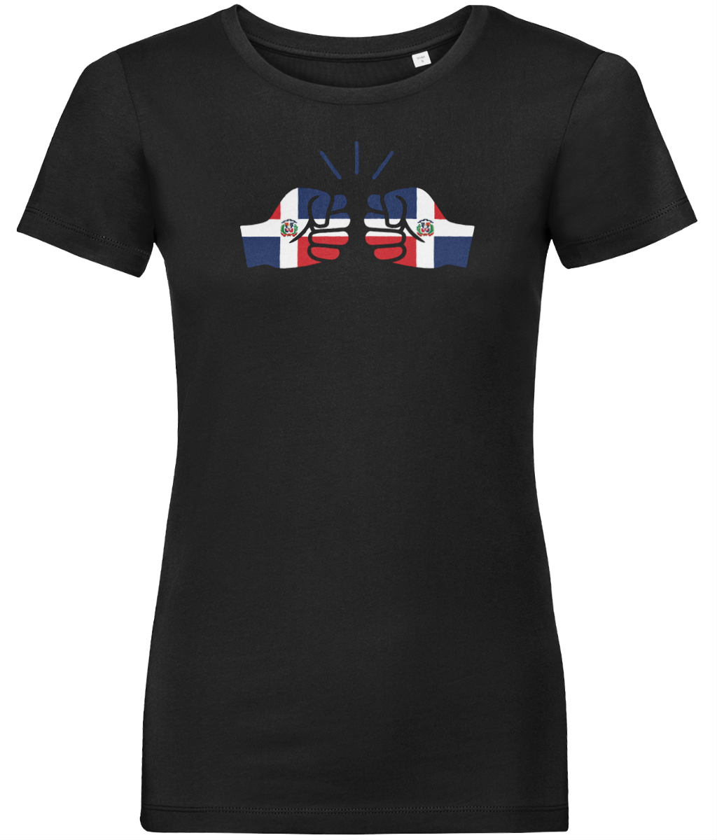 We Run Tings, Dominican Republic, Women's, Organic Ring Spun Cotton, Contemporary Shaped Fit T-Shirt