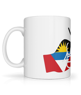 We Run Tings, Antigua and Barbuda, Tea, Coffee Ceramic Mug, Cup, White, 11oz