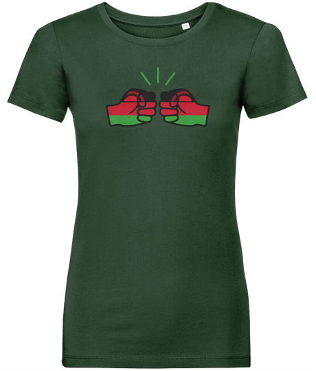 We Run Tings, Malawi, Women's, Organic Ring Spun Cotton, Contemporary Shaped Fit T-Shirt