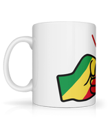 We Run Tings, Congo, Republic of the, Tea, Coffee Ceramic Mug, Cup, White, 11oz
