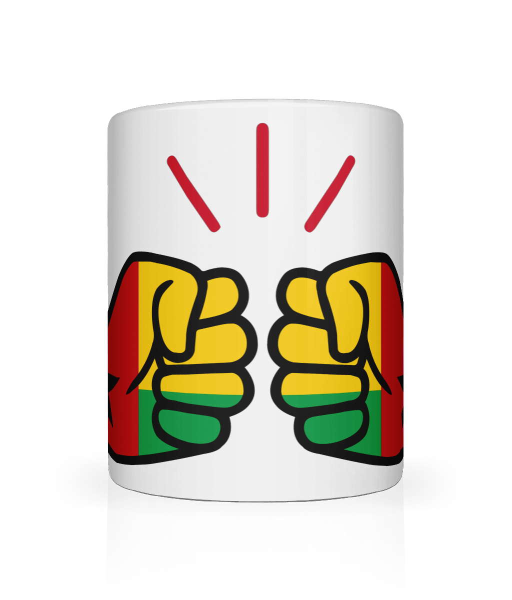 We Run Tings, Guinea-Bissau, Tea, Coffee Ceramic Mug, Cup, White, 11oz
