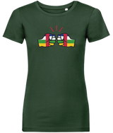 We Run Tings, Central African Republic (CAR), Women's, Organic Ring Spun Cotton, Contemporary Shaped Fit T-Shirt