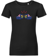 We Run Tings, Turks and Caicos, Women's, Organic Ring Spun Cotton, Contemporary Shaped Fit T-Shirt