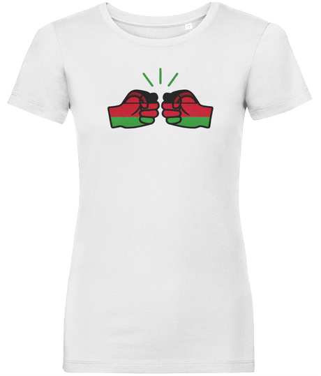 We Run Tings, Malawi, Women's, Organic Ring Spun Cotton, Contemporary Shaped Fit T-Shirt