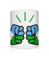 We Run Tings, Djibouti, Tea, Coffee Ceramic Mug, Cup, White, 11oz