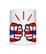 We Run Tings, Puerto Rico, Tea, Coffee Ceramic Mug, Cup, White, 11oz