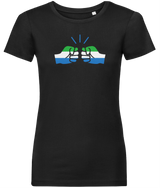 We Run Tings, Sierra Leone, Women's, Organic Ring Spun Cotton, Contemporary Shaped Fit T-Shirt