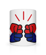 We Run Tings, St Martin, Tea, Coffee Ceramic Mug, Cup, White, 11oz