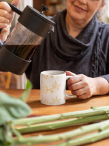 Glam-Ma, Full Wrap Gold Logo Mug