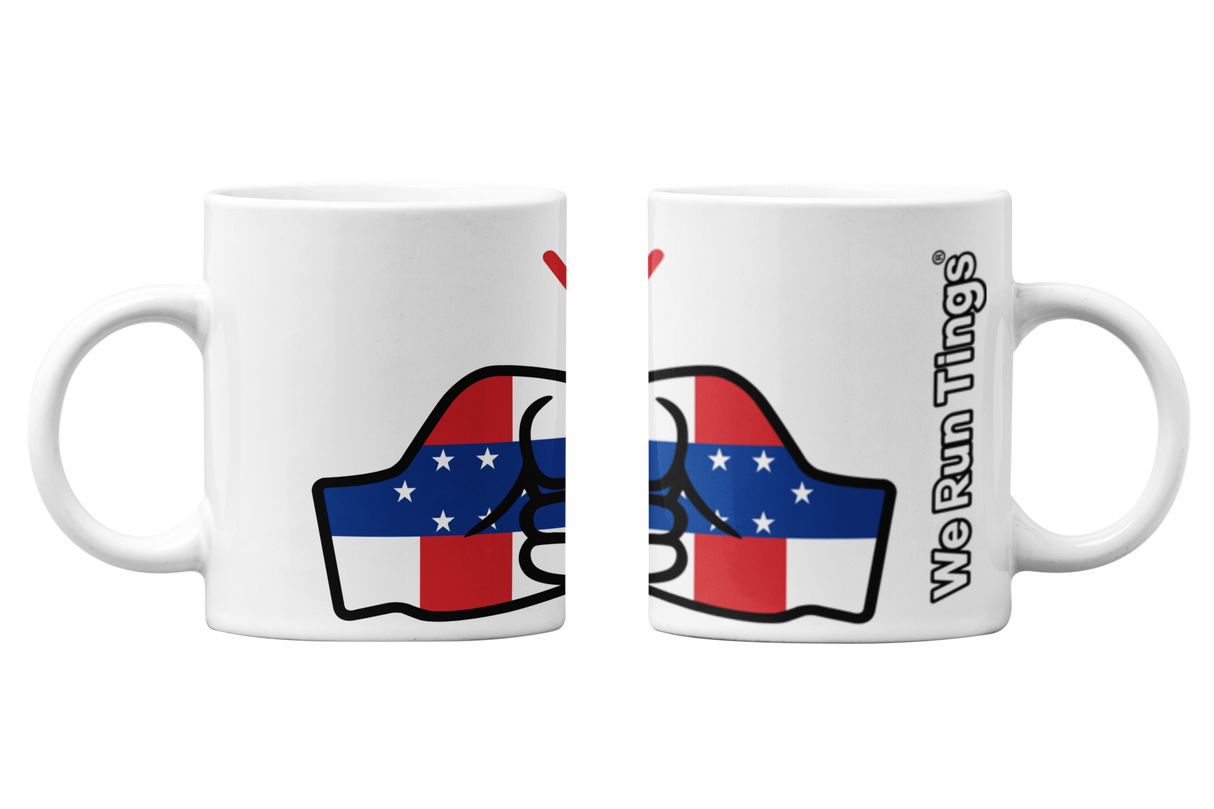 We Run Tings, Netherlands Antilles Mug