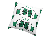 We Run Tings, Nigeria, Throw, Pillow, Cushion, White, 40 x 40cm
