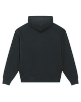 We Run Tings, Original, Men's Full-Zip Badda Hoodie, Relaxed Fit, White Logo