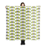 We Run Tings, St.Vincent, Reversible Scarf, Print Scarf, Neck Scarf, Shawl, Maxi Sarong, 140 x 140 cm