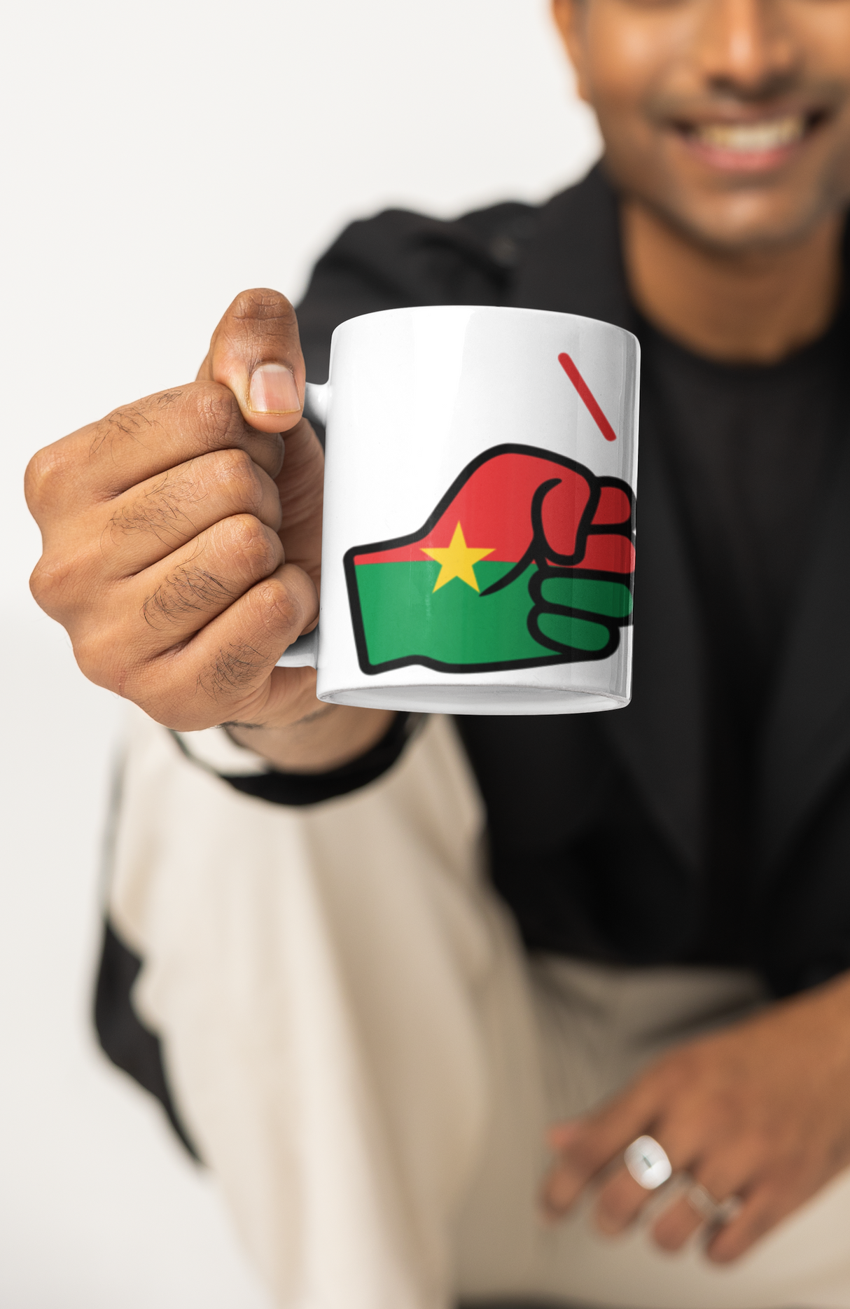 We Run Tings Burkina Faso Mug