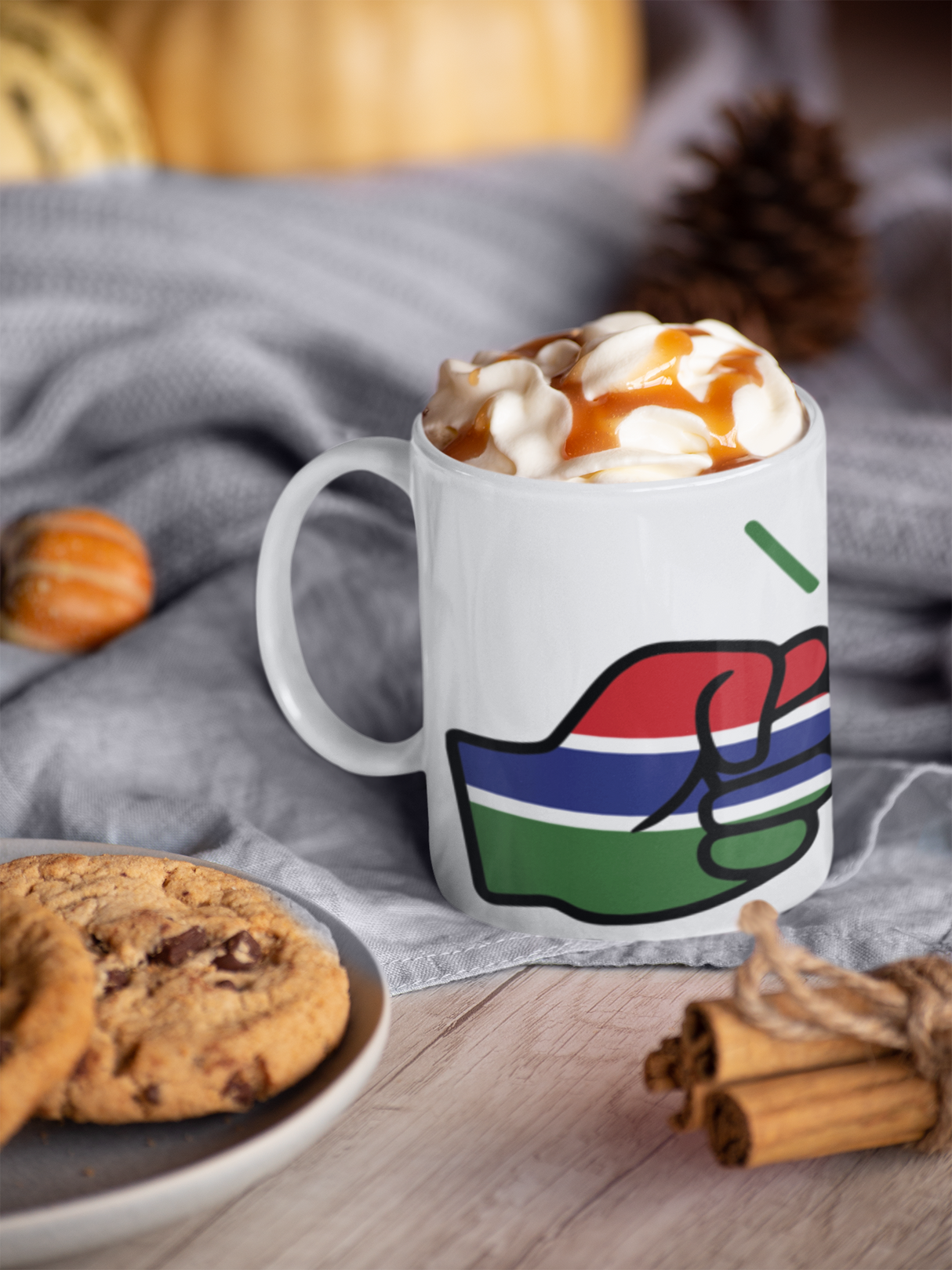 We Run Tings, Gambia, Tea, Coffee, Ceramic Mug, Cup, White, 11oz