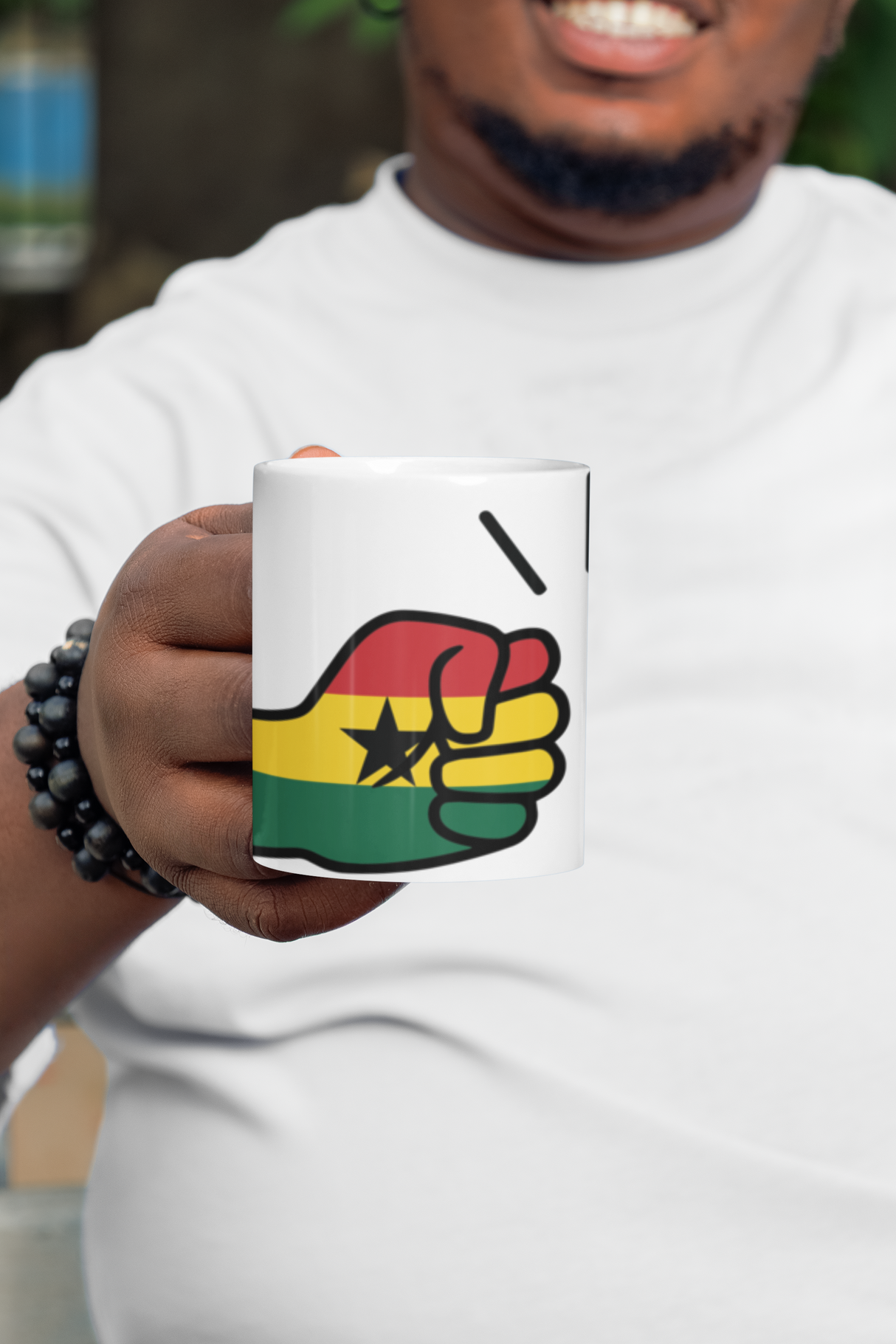 We Run Tings, Ghana, Tea, Coffee Ceramic Mug, Cup, White, 11oz