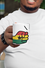 We Run Tings, Ghana, Tea, Coffee Ceramic Mug, Cup, White, 11oz