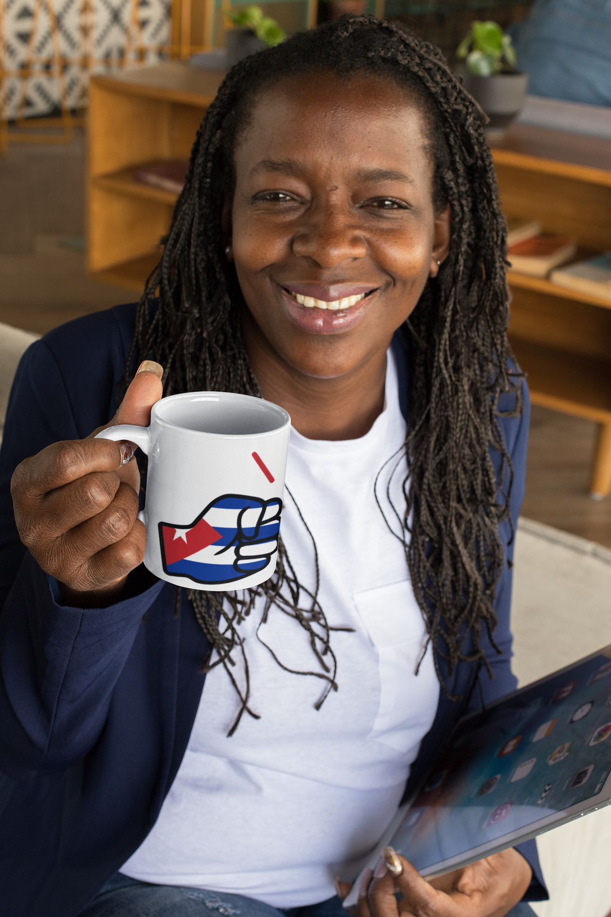 We Run Tings, Guadeloupe Mug