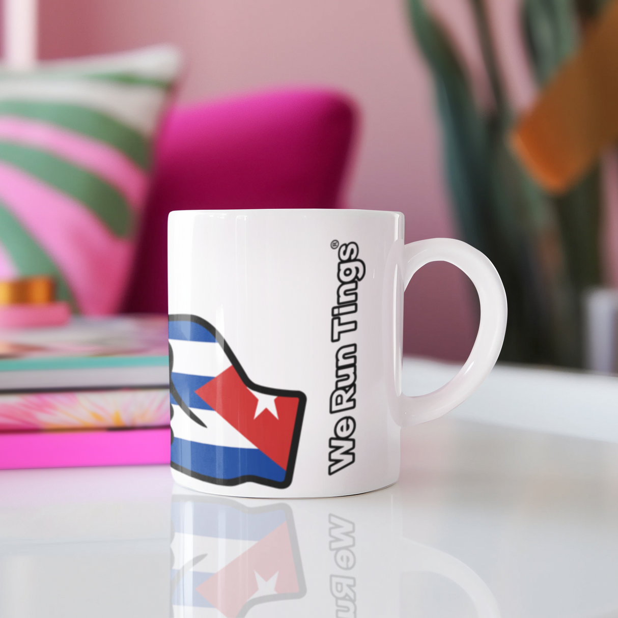 We Run Tings, Guadeloupe Mug