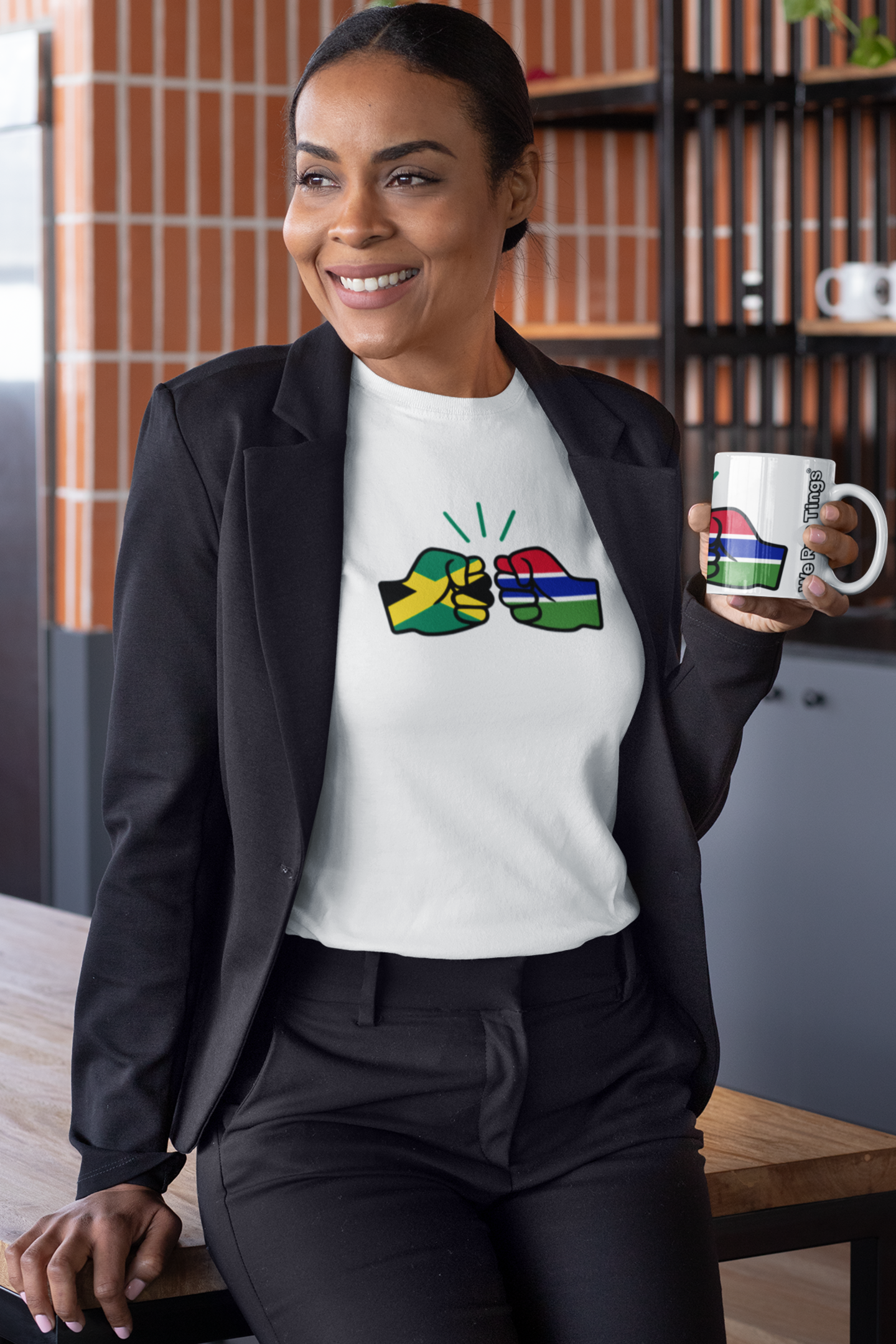 We Run Tings, Jamaica & Gambia, Dual, Mug