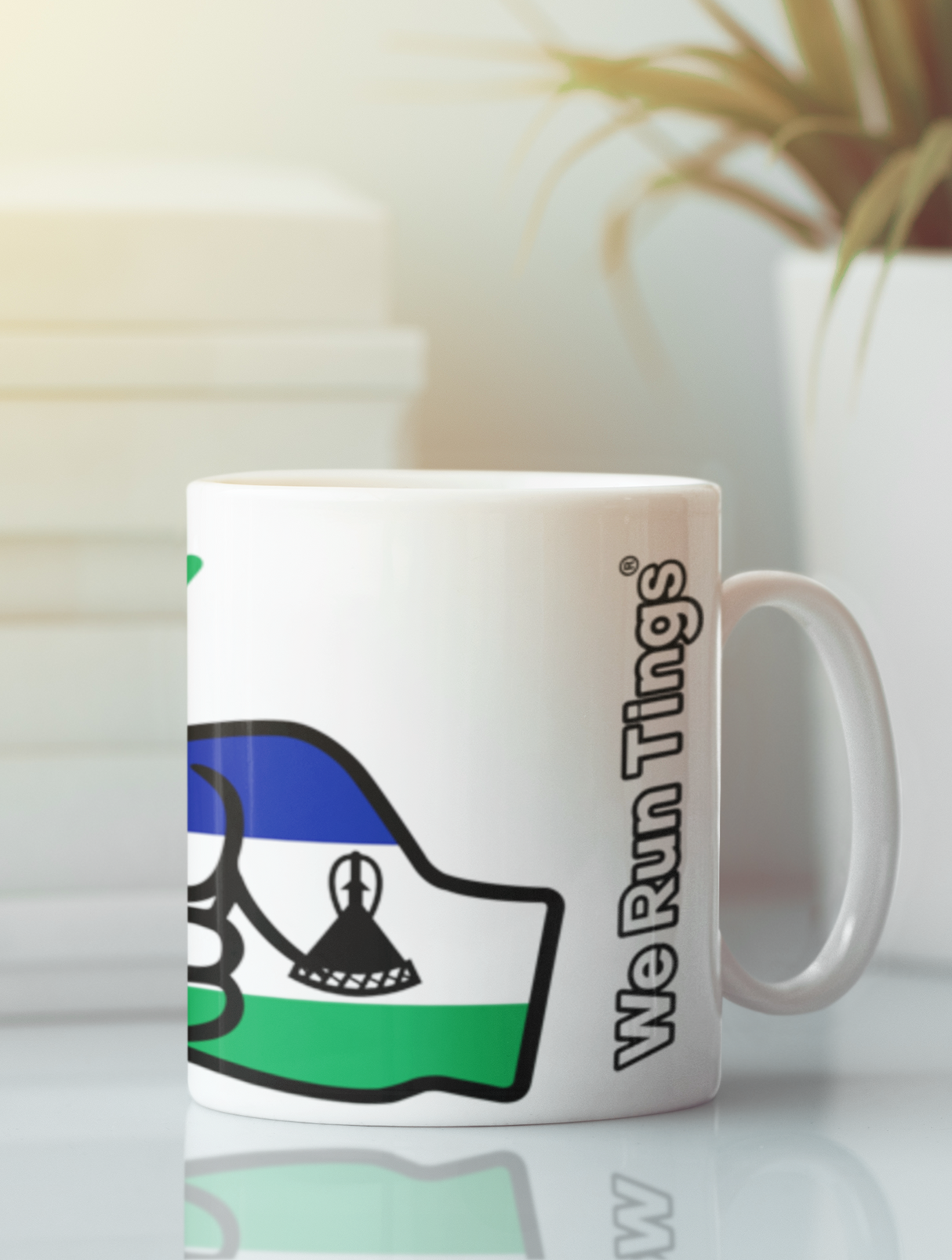 We Run Tings, Lesotho Mug