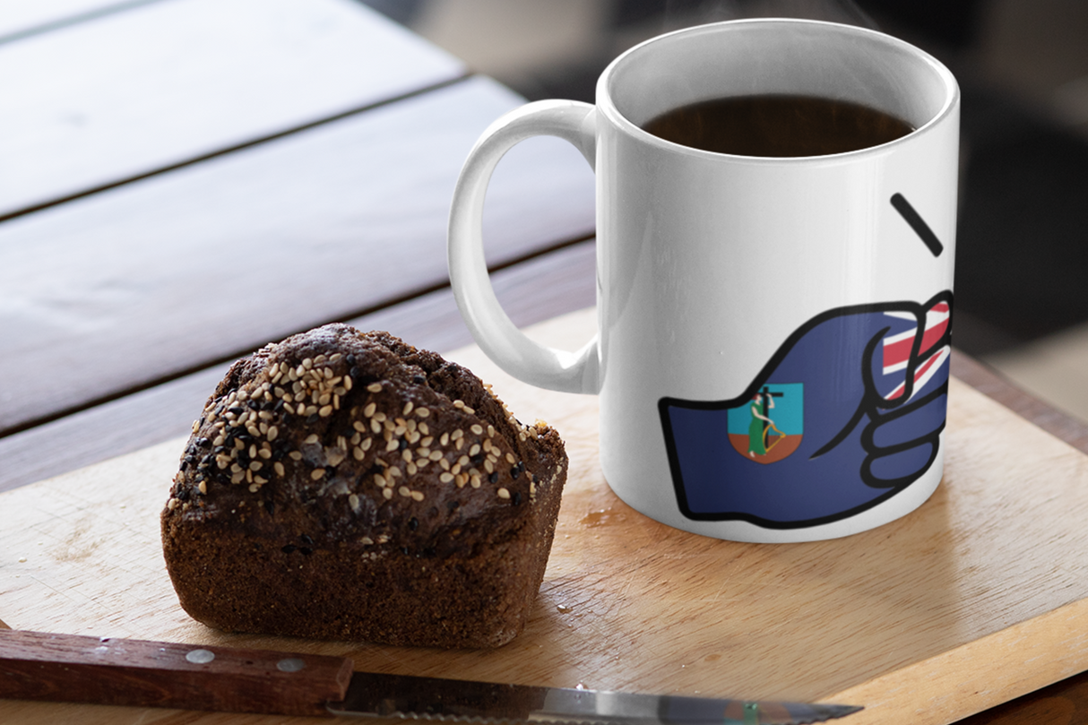 We Run Tings, Montserrat Mug