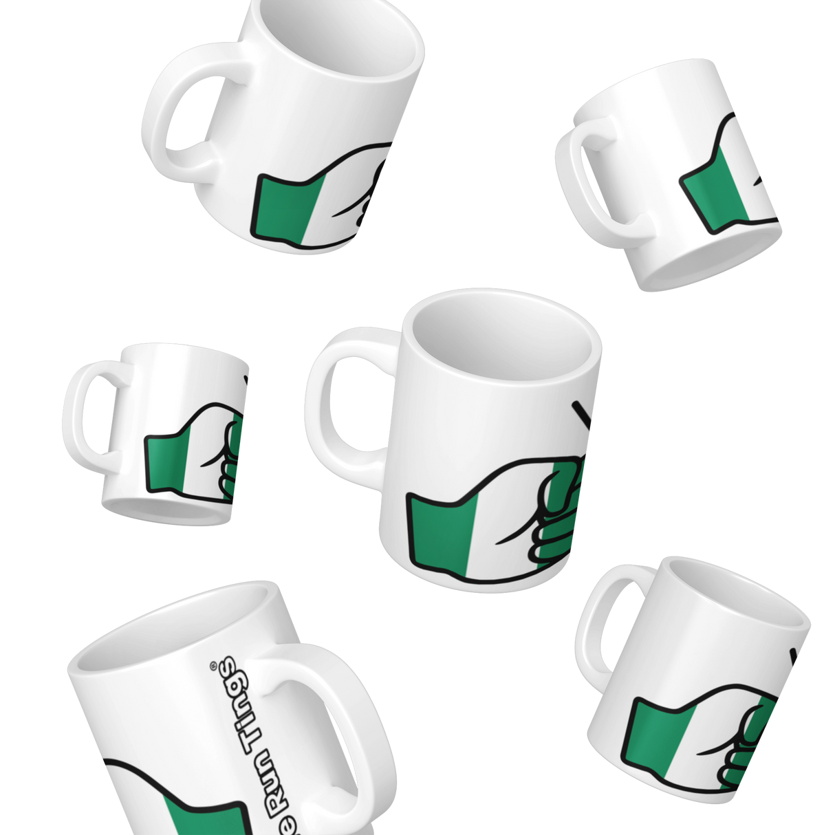 We Run Tings Nigeria Mug