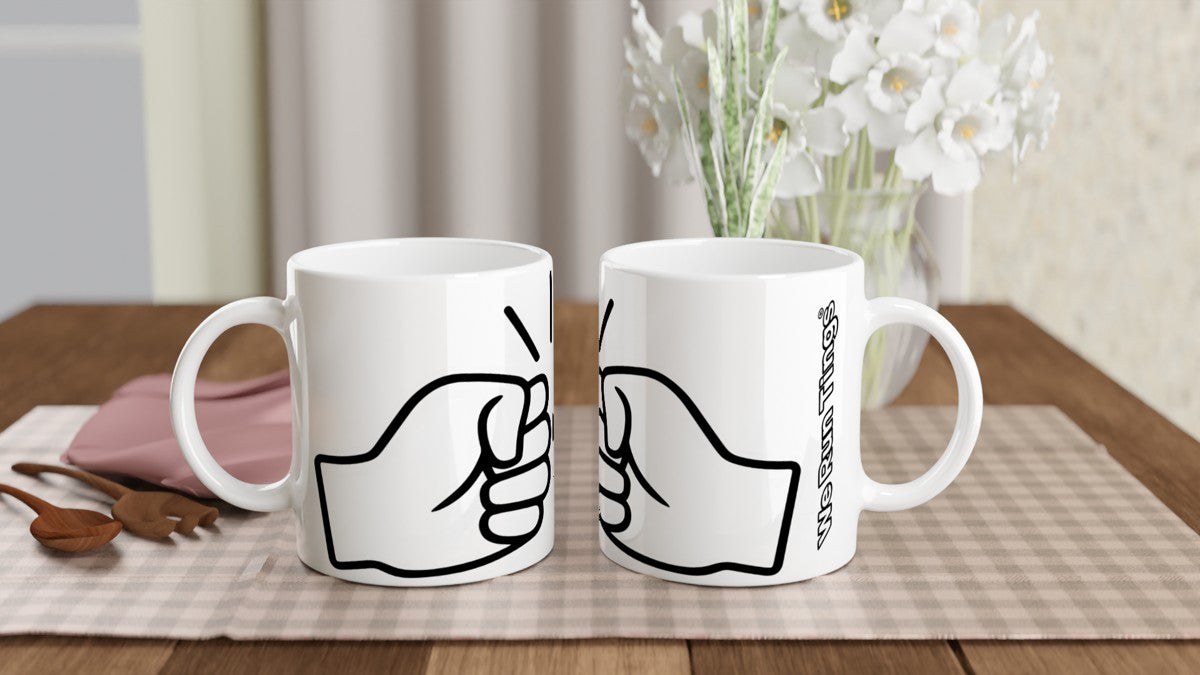 We Run Tings, Original, Tea, Coffee Ceramic Mug, Cup, White, 11oz