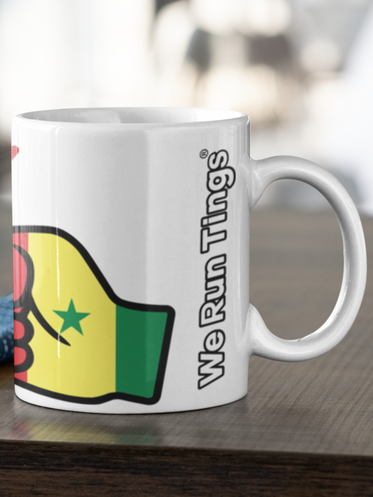We Run Tings, Senegal Mug
