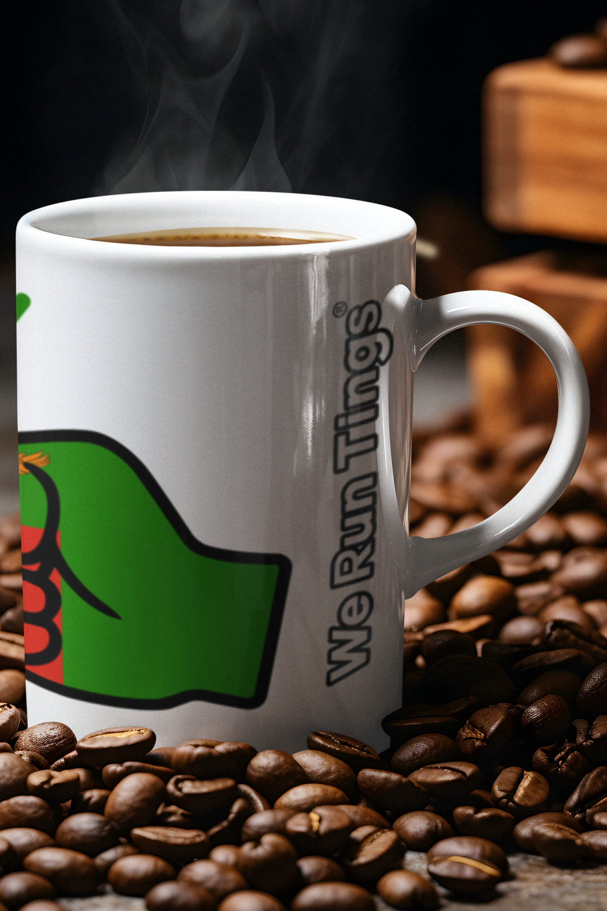 We Run Tings, Zambia Mug