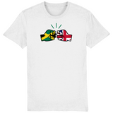 We Run Tings, Jamaica & United Kingdom, Men's, Dual Parentage, Organic Ring Spun Cotton T-Shirt, Outline