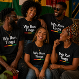 We Run Tings, Vibrant Unisex T-Shirt