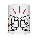 We Run Tings, St Barts, Caribbean Themed, Tea, Coffee Ceramic Mug, Cup, White, 11oz Classic Drinkware Washable Reusable Reuse Tumbler Patriotic
