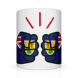 We Run Tings, Turks and Caicos, Caribbean Themed, Tea, Coffee Ceramic Mug, Cup, White, 11oz Classic Drinkware Washable Reusable Reuse Tumbler Patriotic