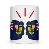 We Run Tings, Turks and Caicos, Caribbean Themed, Tea, Coffee Ceramic Mug, Cup, White, 11oz Classic Drinkware Washable Reusable Reuse Tumbler Patriotic
