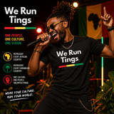 We Run Tings, Vibrant Unisex T-Shirt