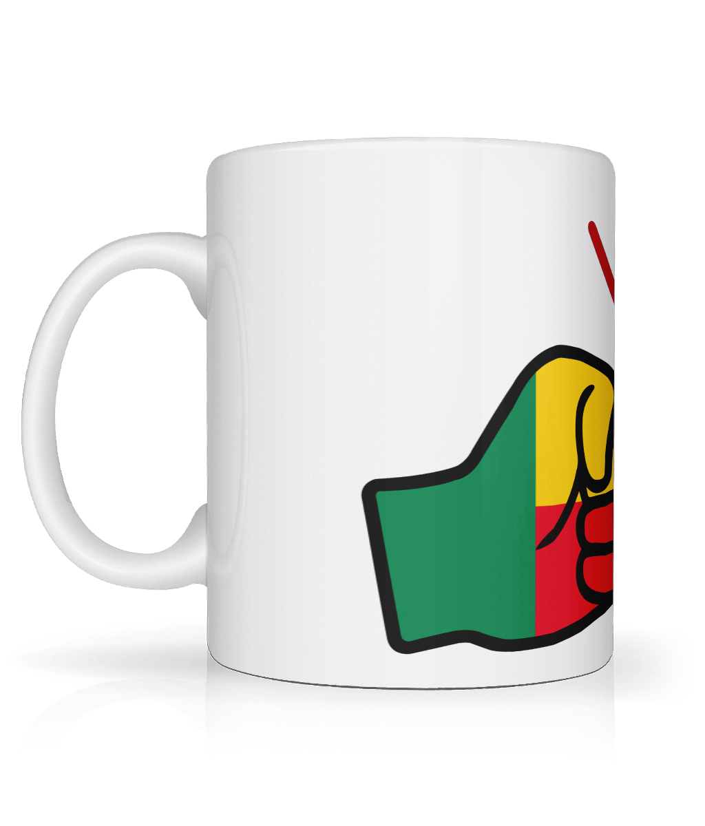 We Run Tings, Benin, Tea, Coffee Ceramic Mug, Cup, White, 11oz
