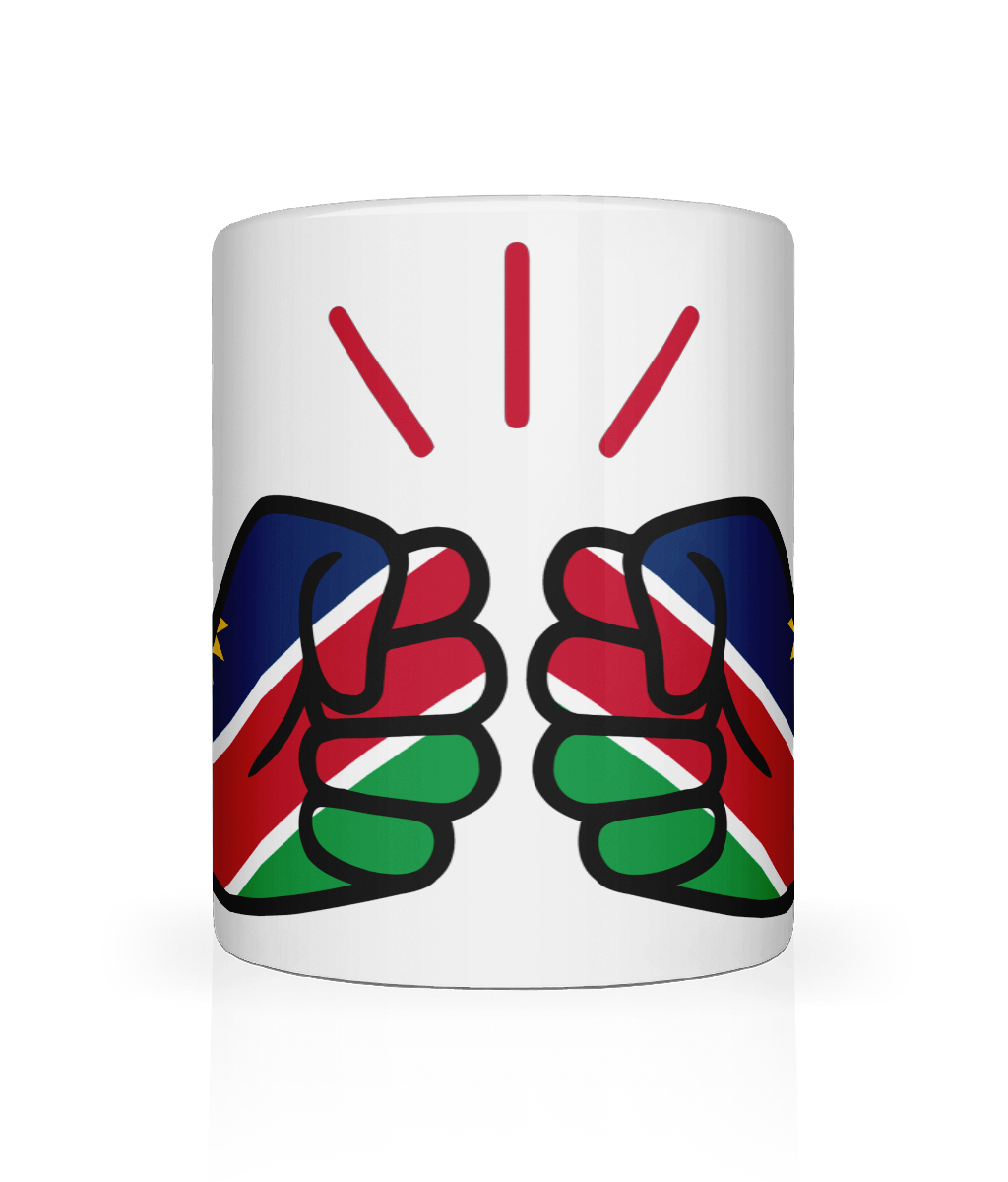 We Run Tings, Namibia, Tea, Coffee Ceramic Mug, Cup, White, 11oz