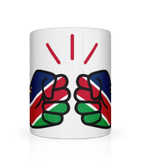 We Run Tings, Namibia, Tea, Coffee Ceramic Mug, Cup, White, 11oz