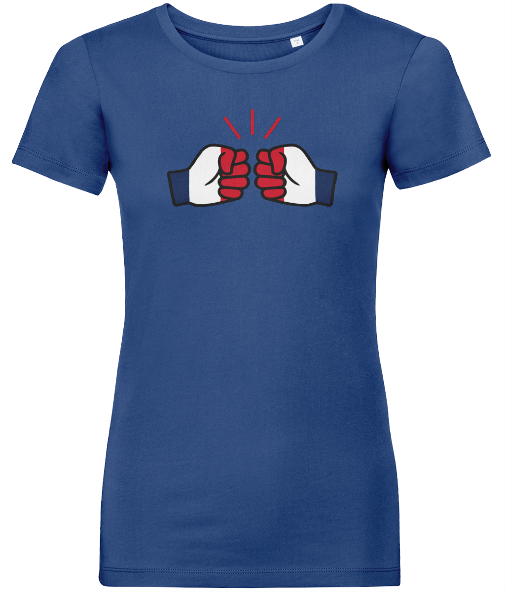 We Run Tings, Guadeloupe, Women's, Organic Ring Spun Cotton, Contemporary Shaped Fit T-Shirt