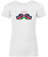 We Run Tings, Namibia, Women's, Organic Ring Spun Cotton, Contemporary Shaped Fit T-Shirt