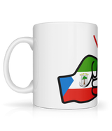 We Run Tings, Equatorial Guinea, Tea, Coffee Ceramic Mug, Cup, White, 11oz