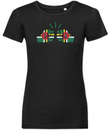 We Run Tings, Dominica, Women's, Organic Ring Spun Cotton, Contemporary Shaped Fit T-Shirt