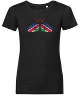 We Run Tings, Namibia, Women's, Organic Ring Spun Cotton, Contemporary Shaped Fit T-Shirt
