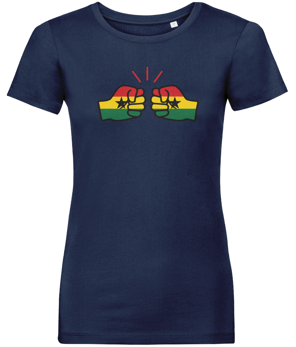 We Run Tings, Ghana, Women's, Organic Ring Spun Cotton, Contemporary Shaped Fit T-Shirt