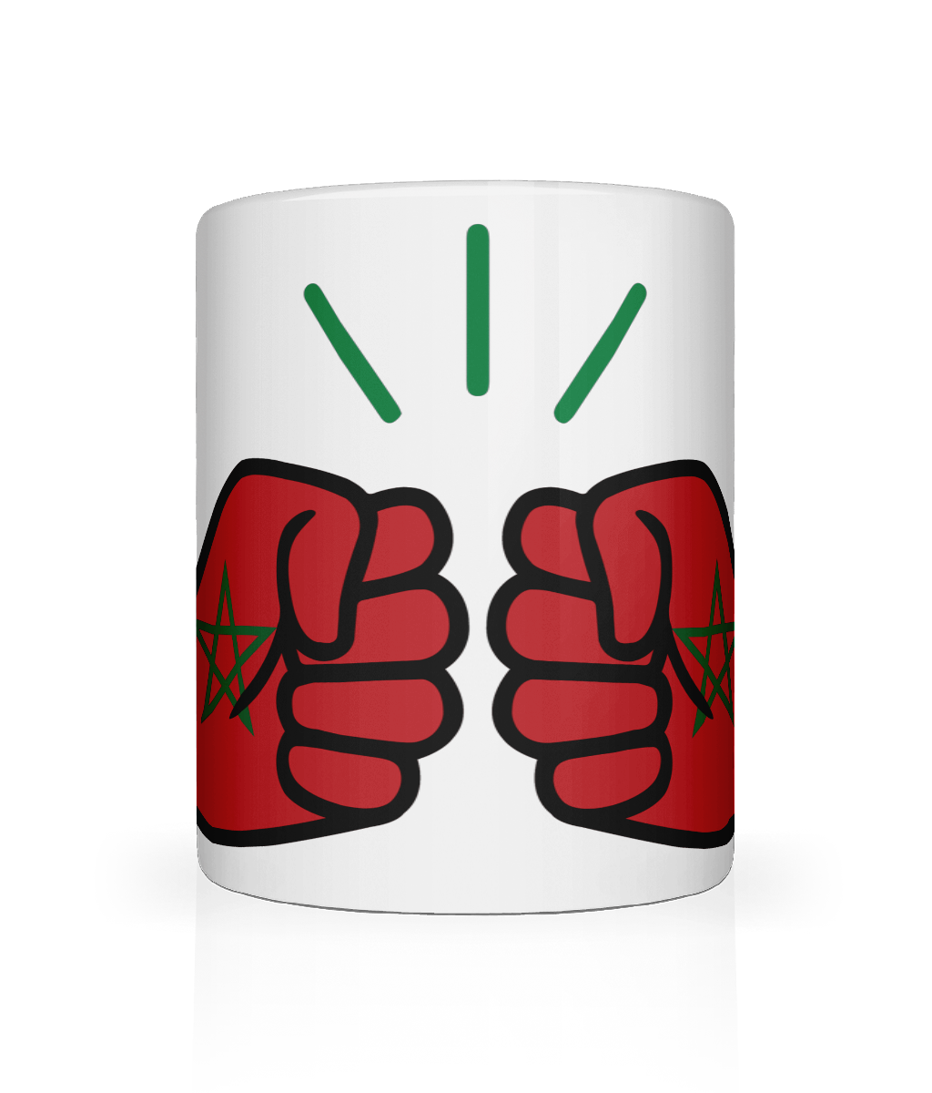 We Run Tings, Morocco, Tea, Coffee Ceramic Mug, Cup, White, 11oz