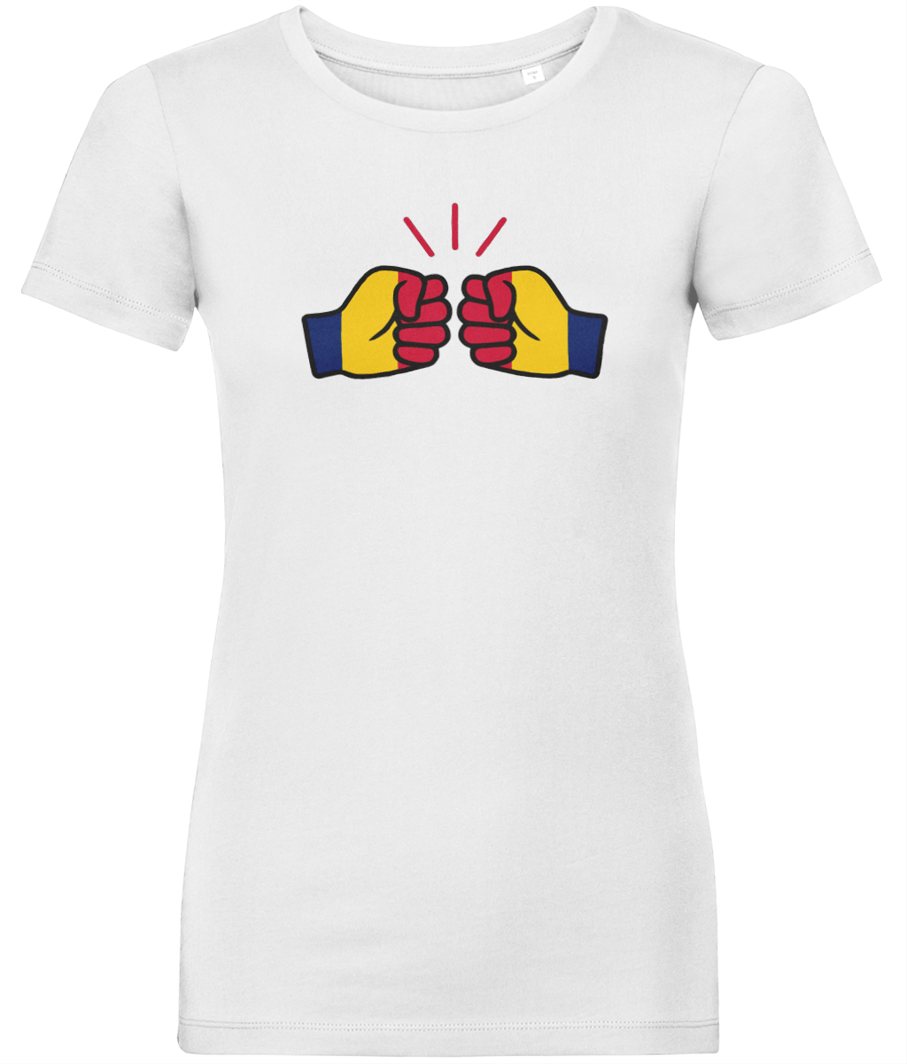 We Run Tings, Chad, Women's, Organic Ring Spun Cotton, Contemporary Shaped Fit T-Shirt